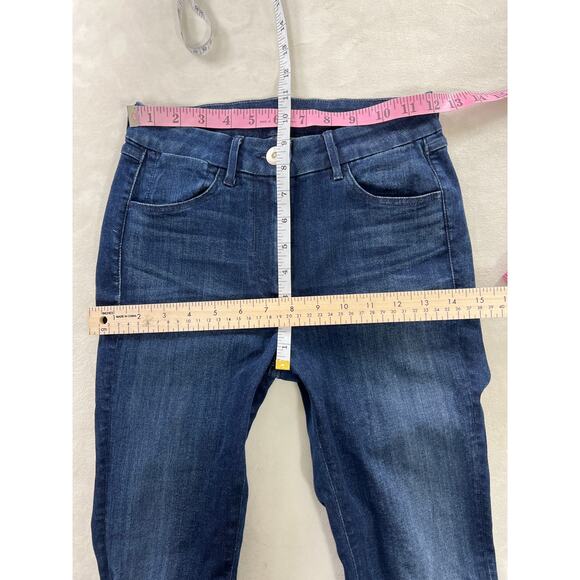 3x1 NYC Denim High Rise Skinny Leg Jean Dark Blue Capsule Designer - Picture 7 of 8
